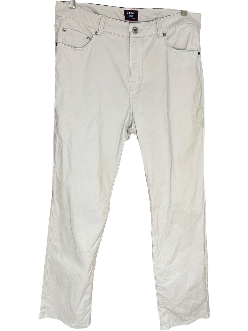 UNTUCKit 5-Pocket Chino Straight Fit Pants Gray
